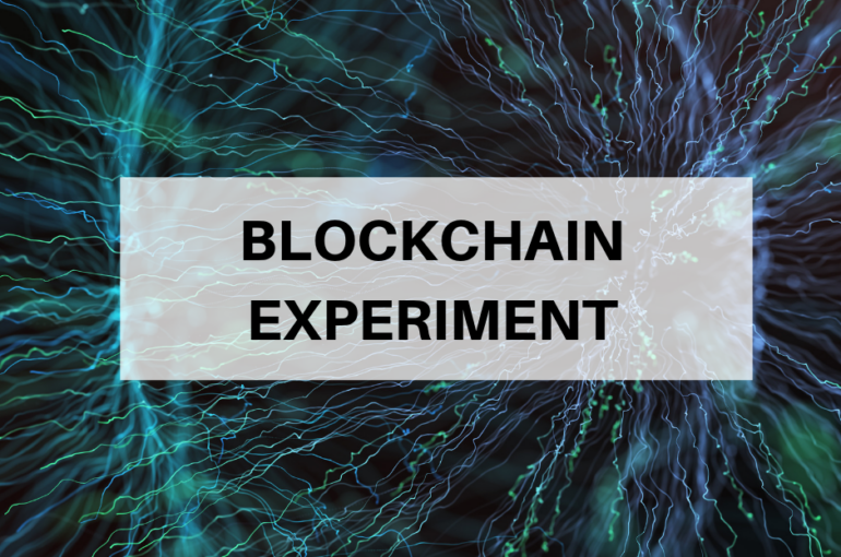 BLOCKCHAIN EXPERIMENT